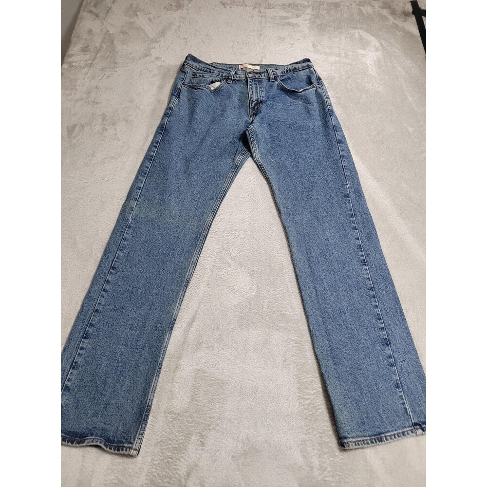 Signature By Levi Strauss Jeans Mens 32x34 Blue Relaxed Straight Medium Wash